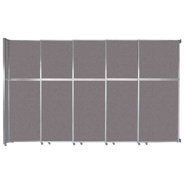 Operable Wall Sliding Room Divider 15'7" x 10'3/4" Slate Fabric